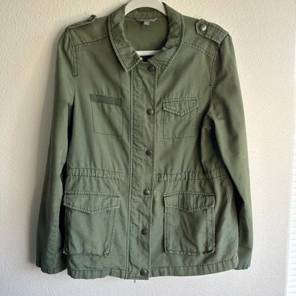 Rubbish Army Jacket Green Women Size M Cargo Military Pockets - Picture 3 of 12